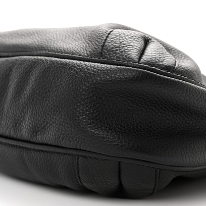 Chanel Grained Calfskin Tassel Hobo Black 9 of 9
