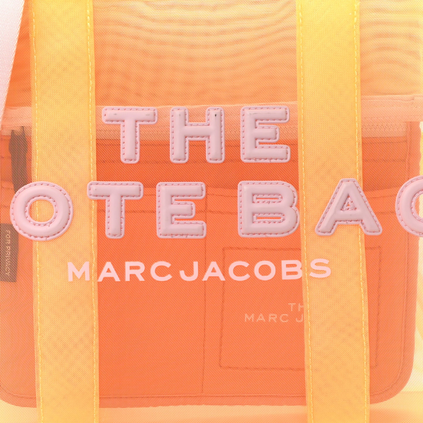 Nylon The Mesh Medium Tote Bag Yellow Multicolor