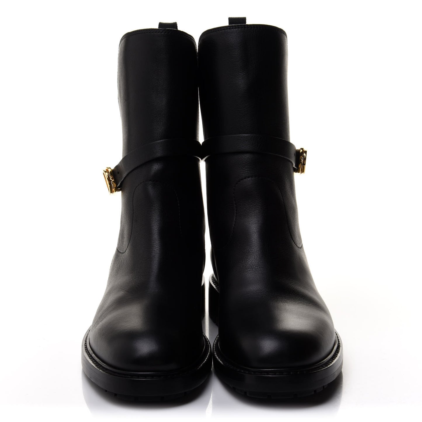 Calfskin Empreinte Ankle Boot 38.5 Black
