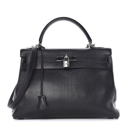 Hermes Taurillon Clemence Kelly Retourne 32 Black 1 of 57