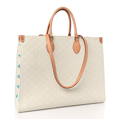 Louis Vuitton Jacquard Monogram Miami Onthego GM 3 of 9