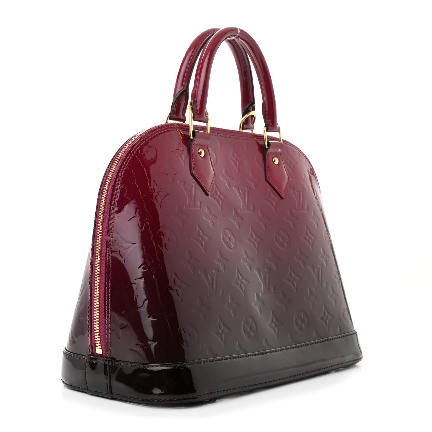 Louis Vuitton Vernis Degrade Alma PM Magenta 3 of 11