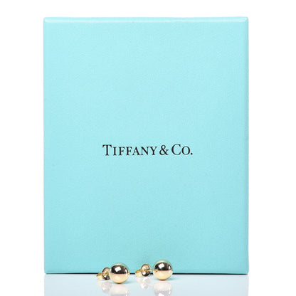 Tiffany 18K Yellow Gold 8mm HardWear Ball Earrings 5 of 5