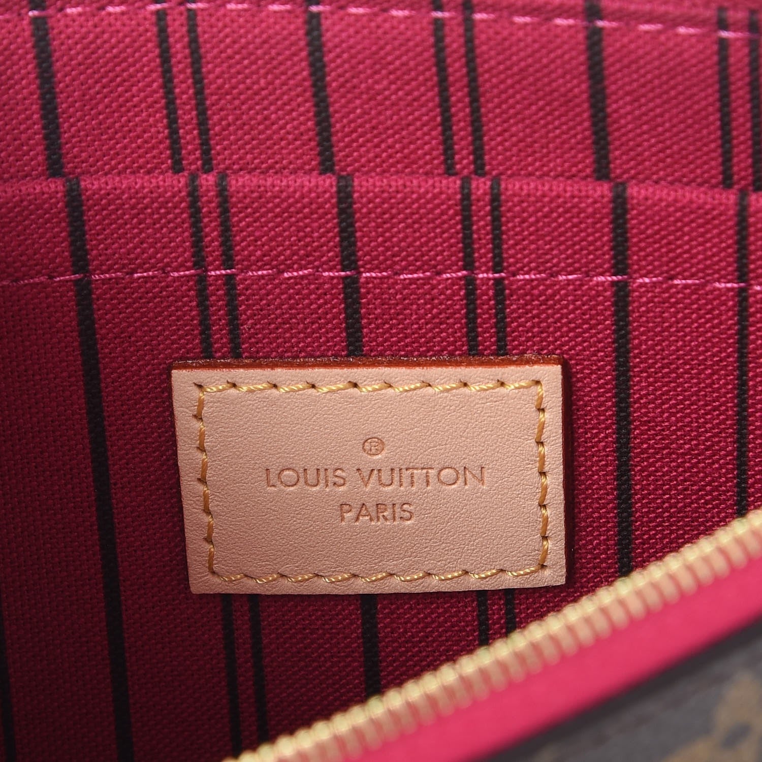 Louis Vuitton Monogram Neverfull MM GM Pochette Pivoine 6 of 8