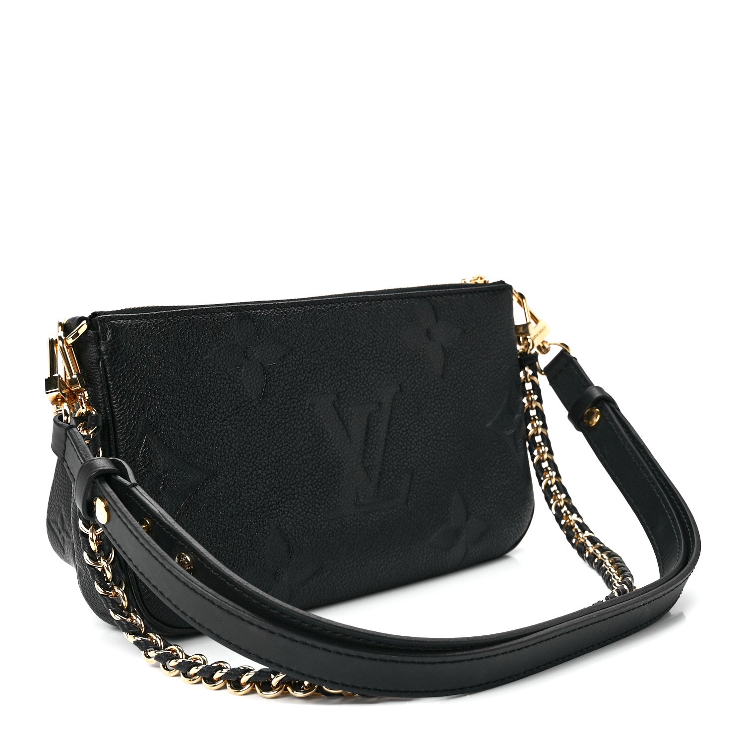 Louis Vuitton Empreinte Monogram Giant Multi Pochette Accessories Black 3 of 13