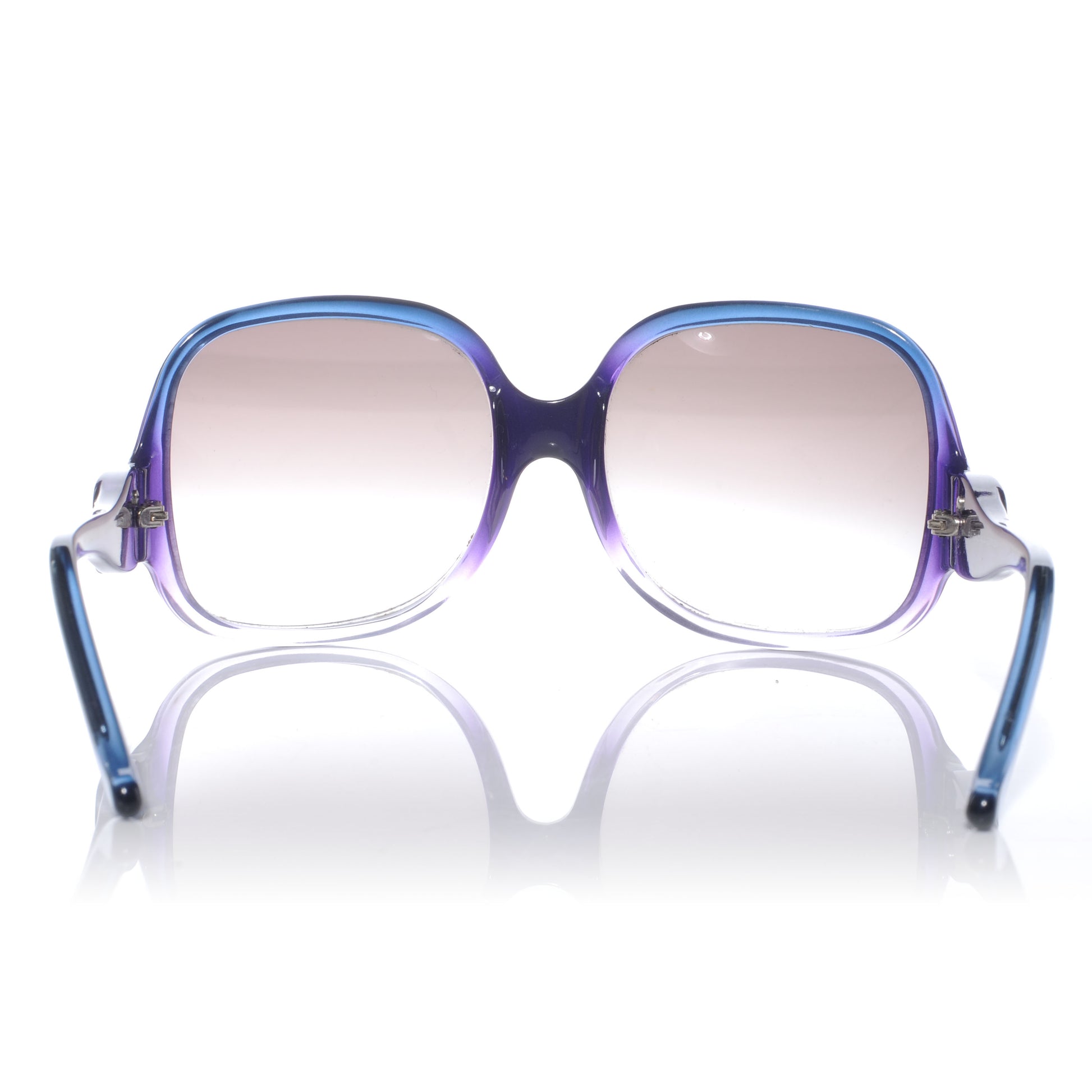 Balenciaga Oversized Sunglasses 0008 Purple 3 of 5