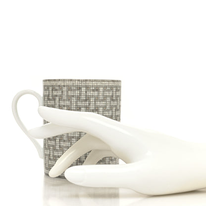 Hermes Porcelain Mosaique au 24 Mug Platinum 2 of 7