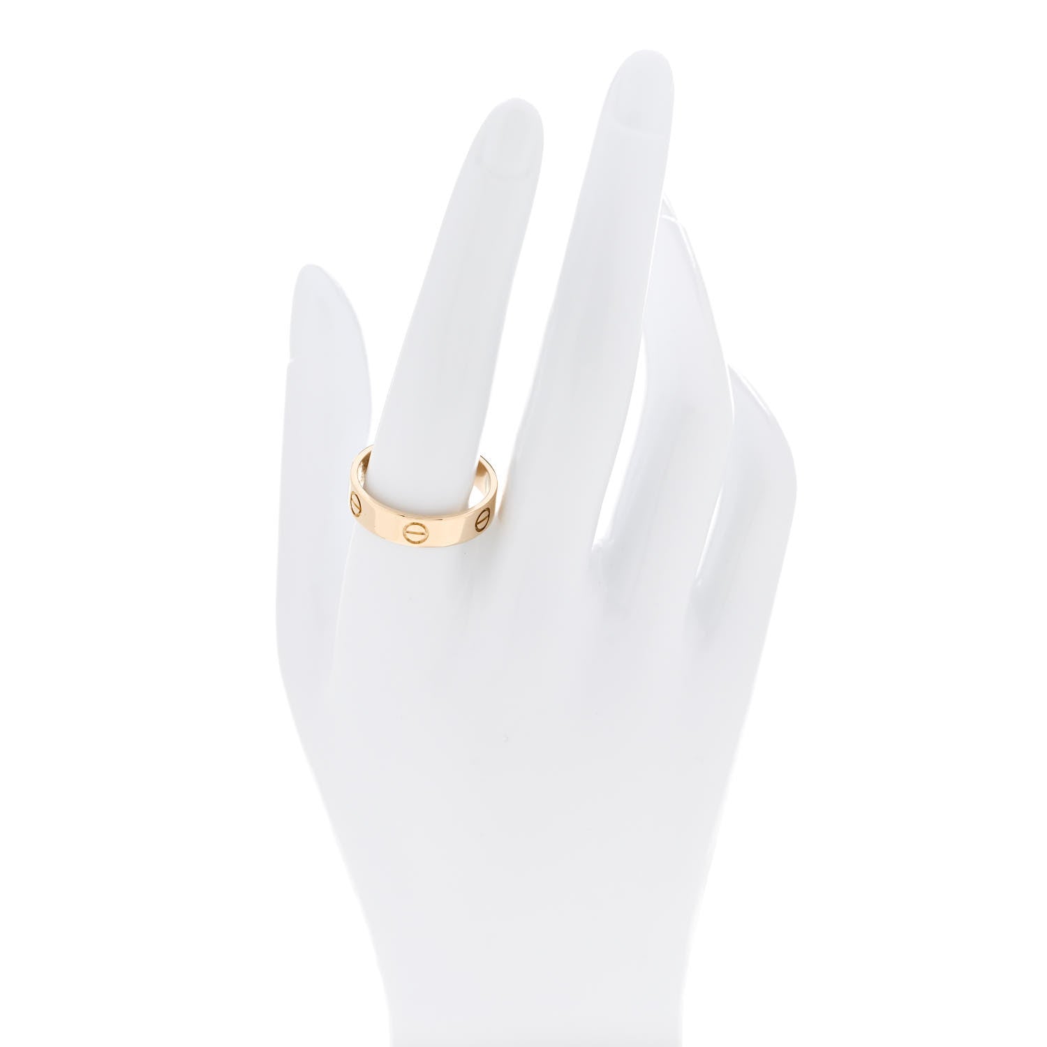 Cartier 18K Yellow Gold 5.5mm LOVE Ring 63 10.5 2 of 4