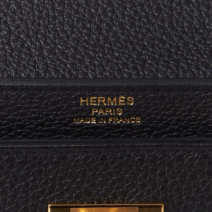 Hermes Togo Kelly Depeches 36 Black 8 of 12