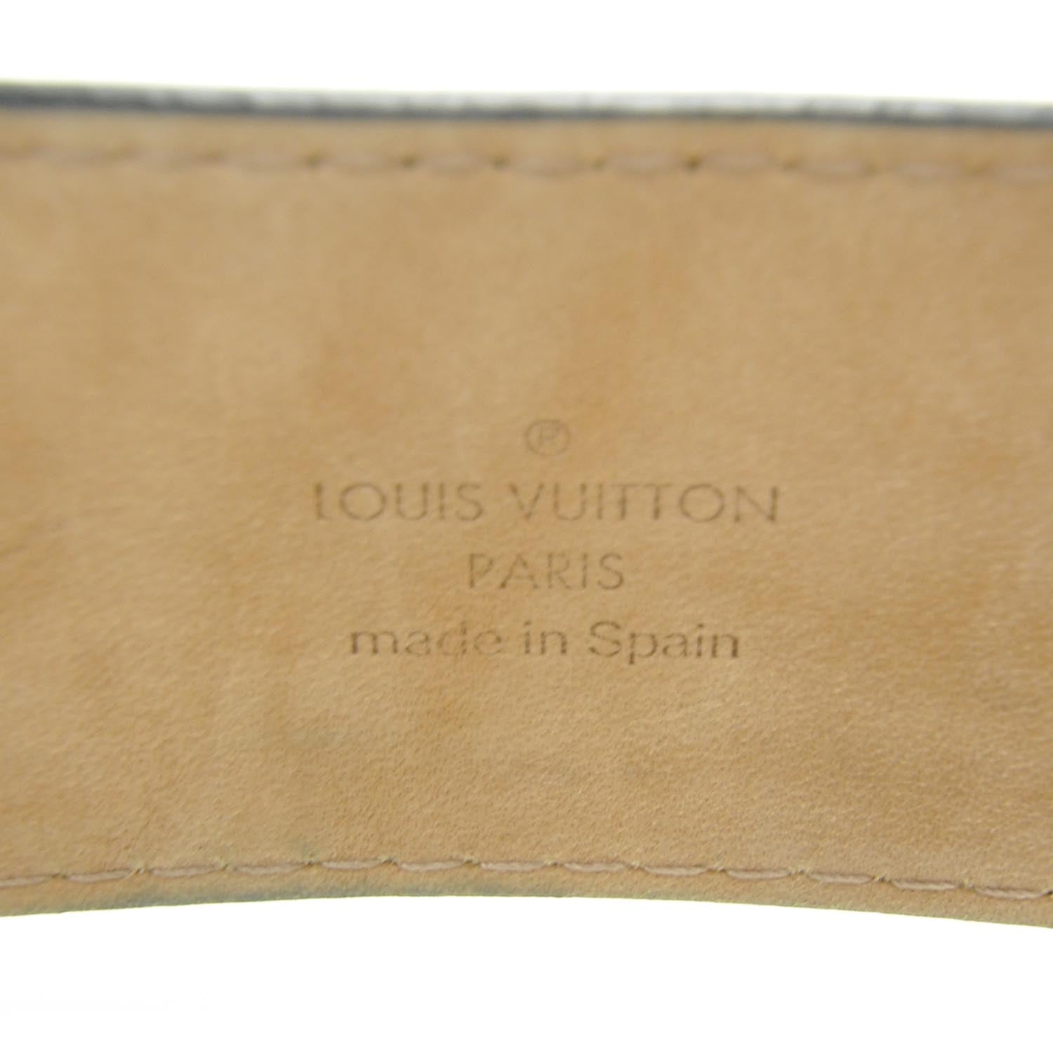 Louis Vuitton Jeans Calfskin Belt 100 40 6 of 9