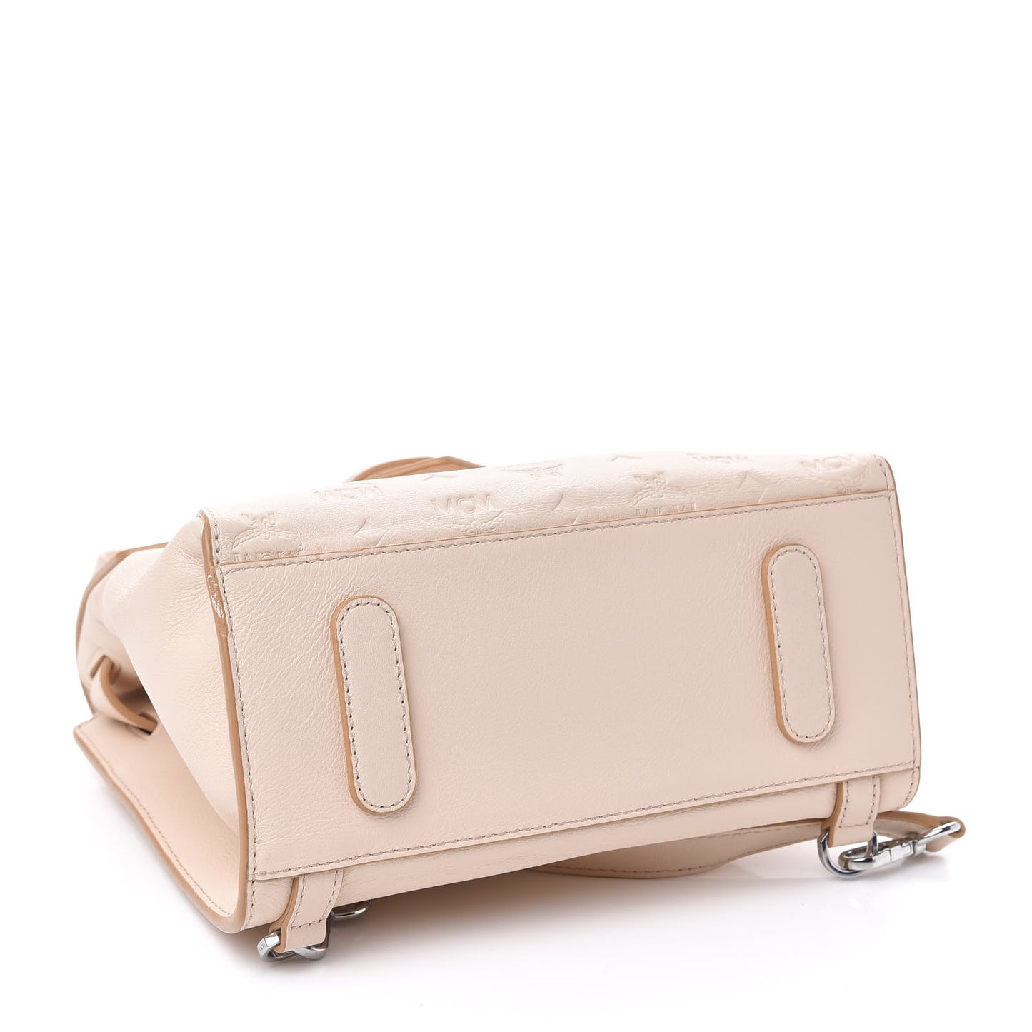 Calfskin Essential Monogram Small Backpack Bisque