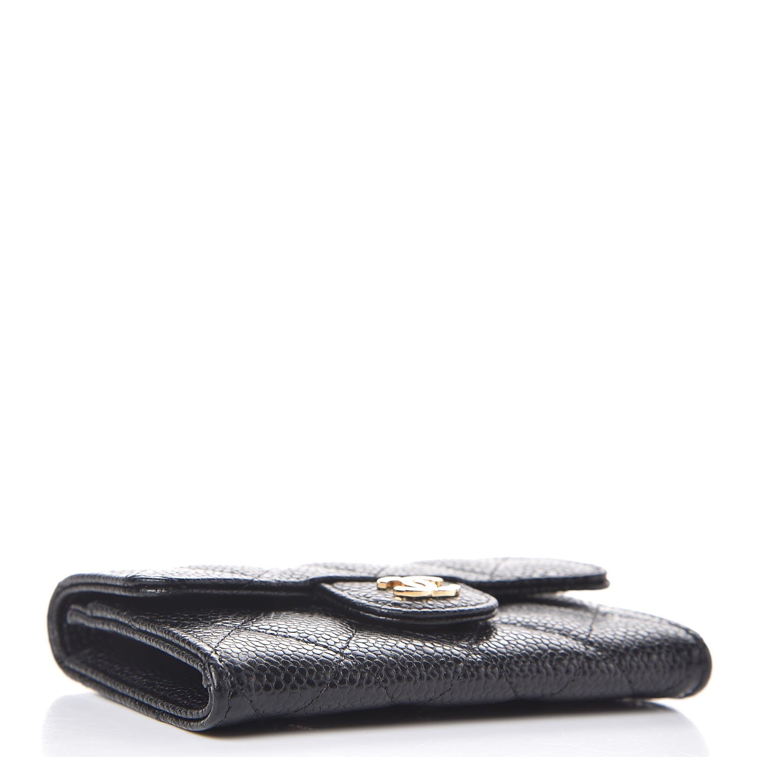 Chanel Caviar Quilted Flap Card Holder Black 4 of 9