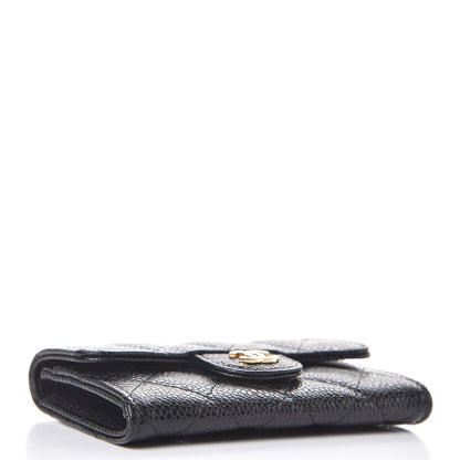 Chanel Caviar Quilted Flap Card Holder Black 4 of 9