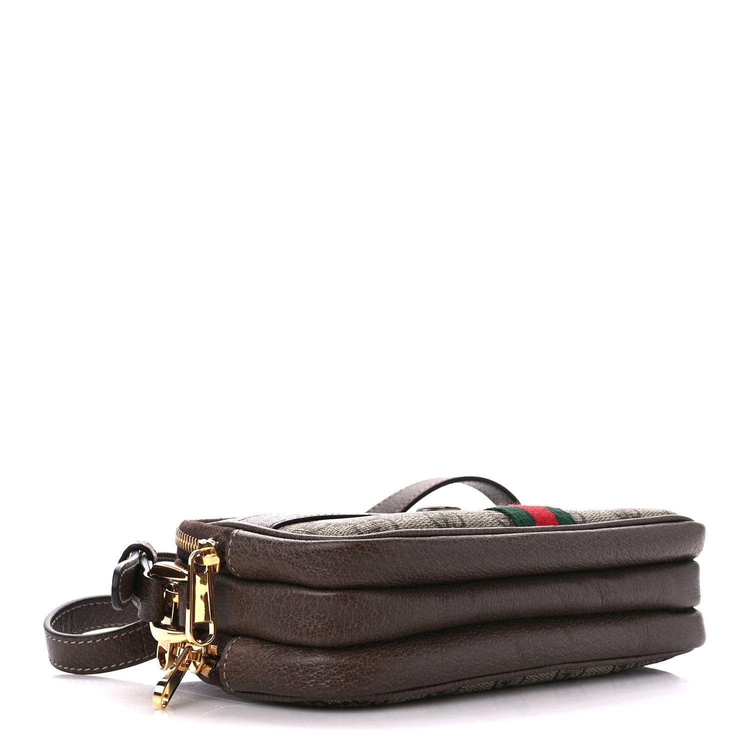 Gucci GG Supreme Monogram Web Mini Ophidia GG Bag Brown 4 of 10