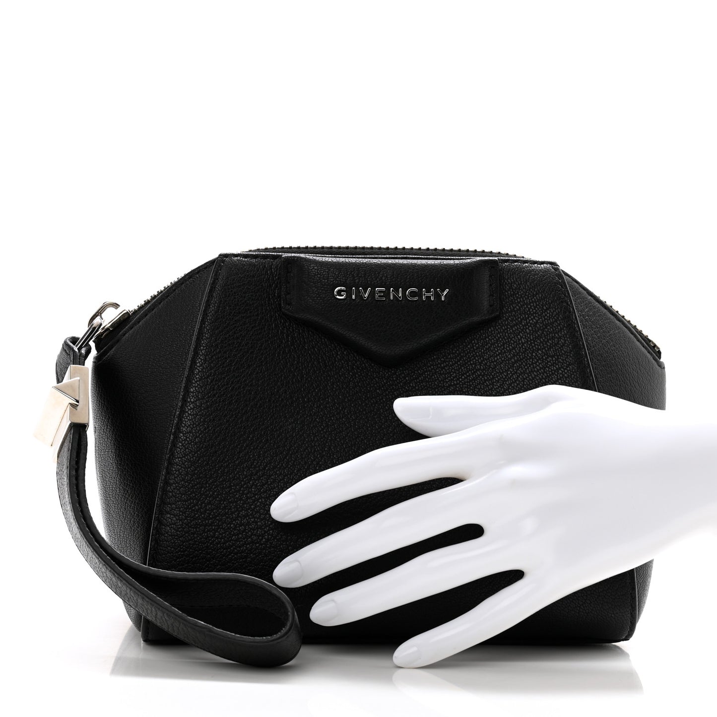 Sugar Goatskin Small Antigona Beauty Wristlet