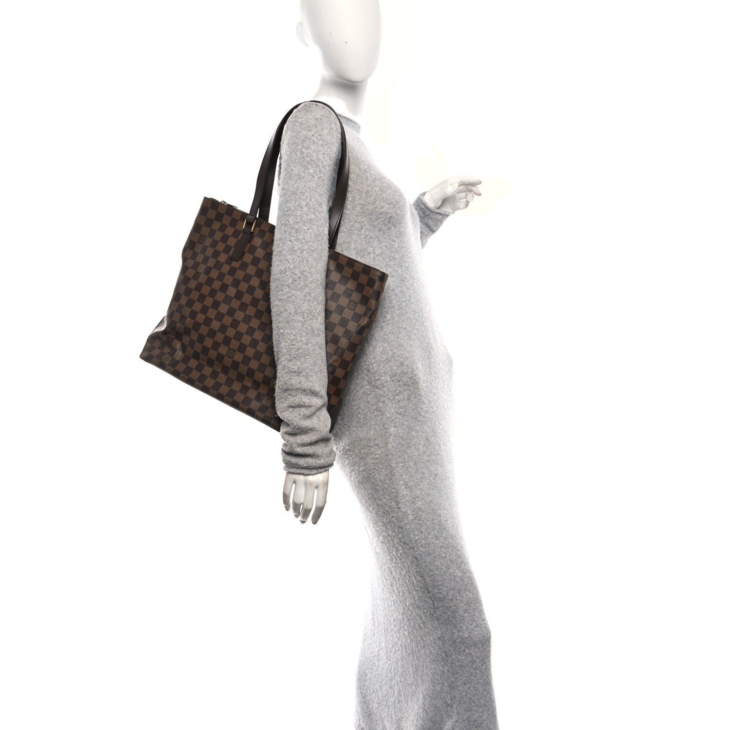Louis Vuitton Damier Ebene Cabas Mezzo 2 of 9