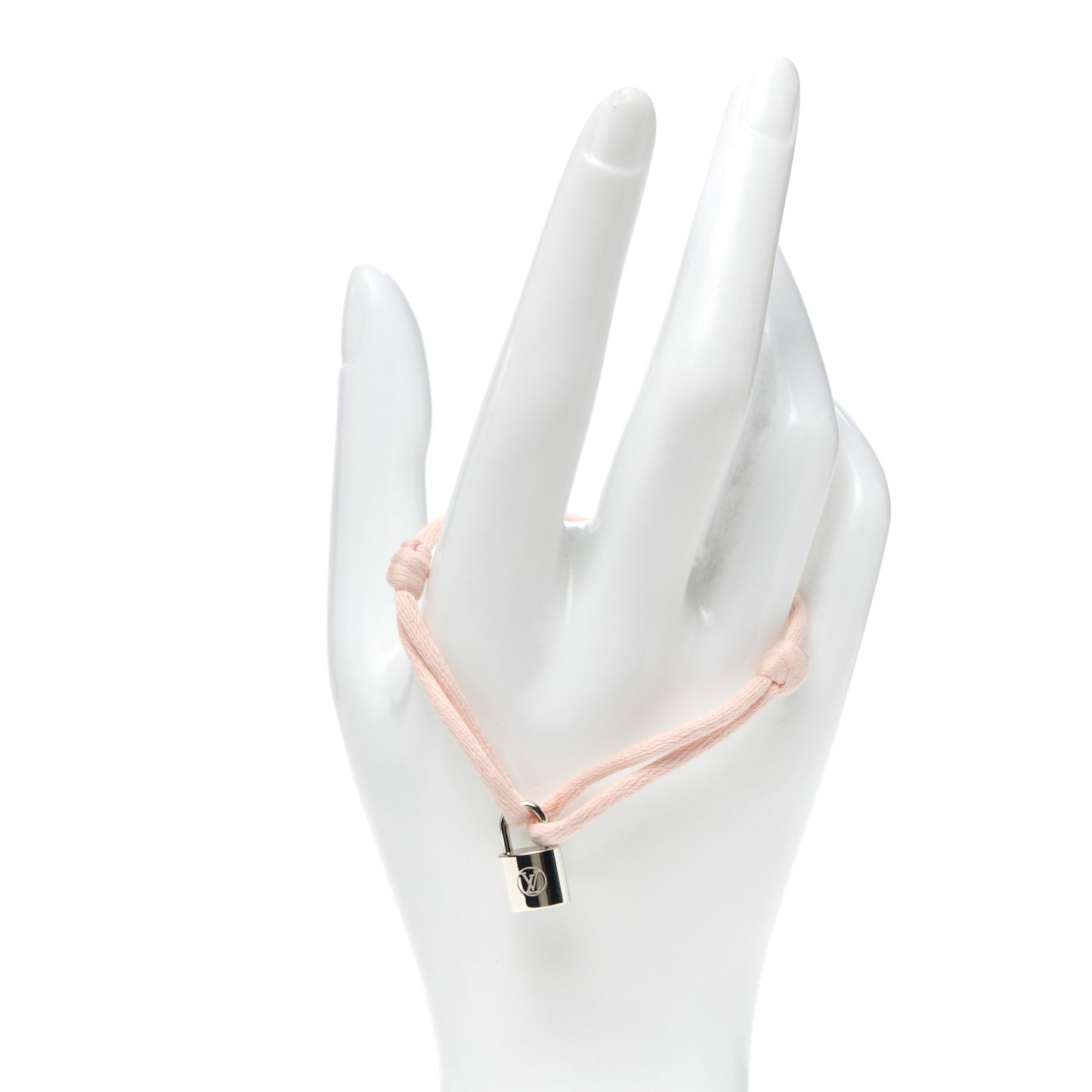 X UNICEF Sterling Silver Lockit Bracelet Light Pink