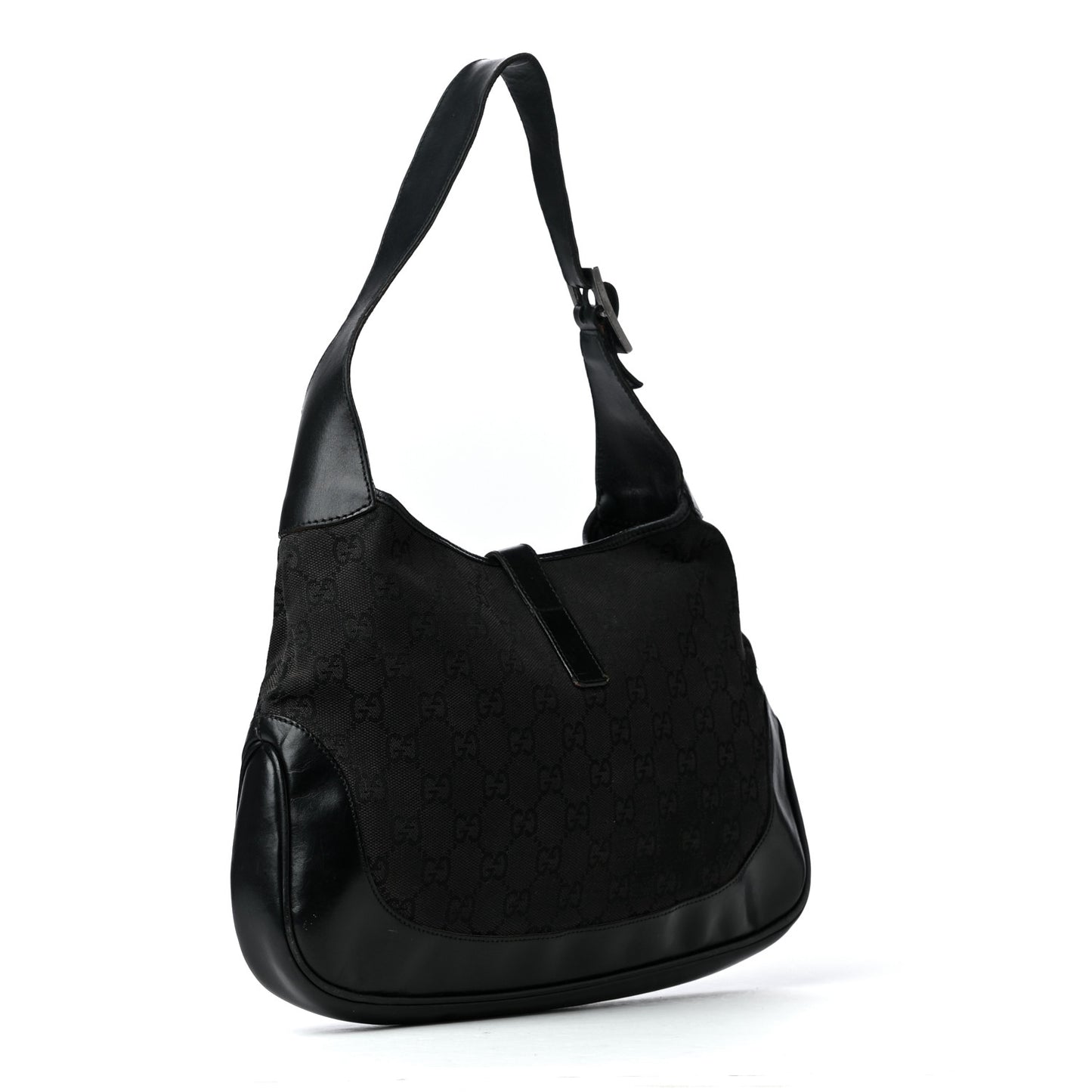 Monogram Small Jackie O Hobo Black