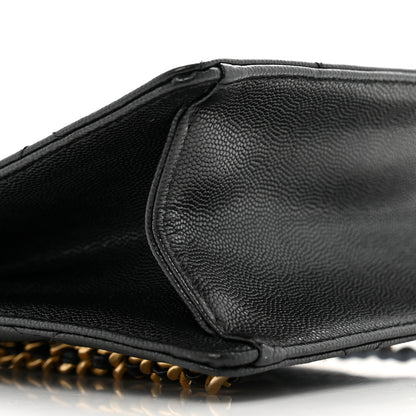 Chanel Caviar Quilted Chain Backpack Black 9 of 12