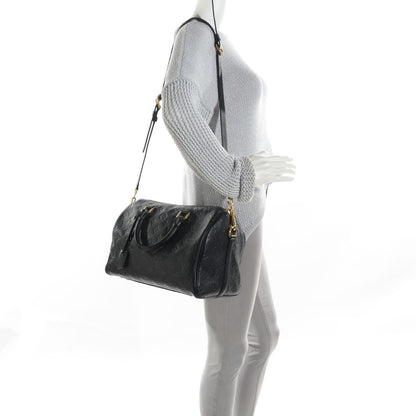 Louis Vuitton Empreinte Speedy Bandouliere 30 Black 2 of 7
