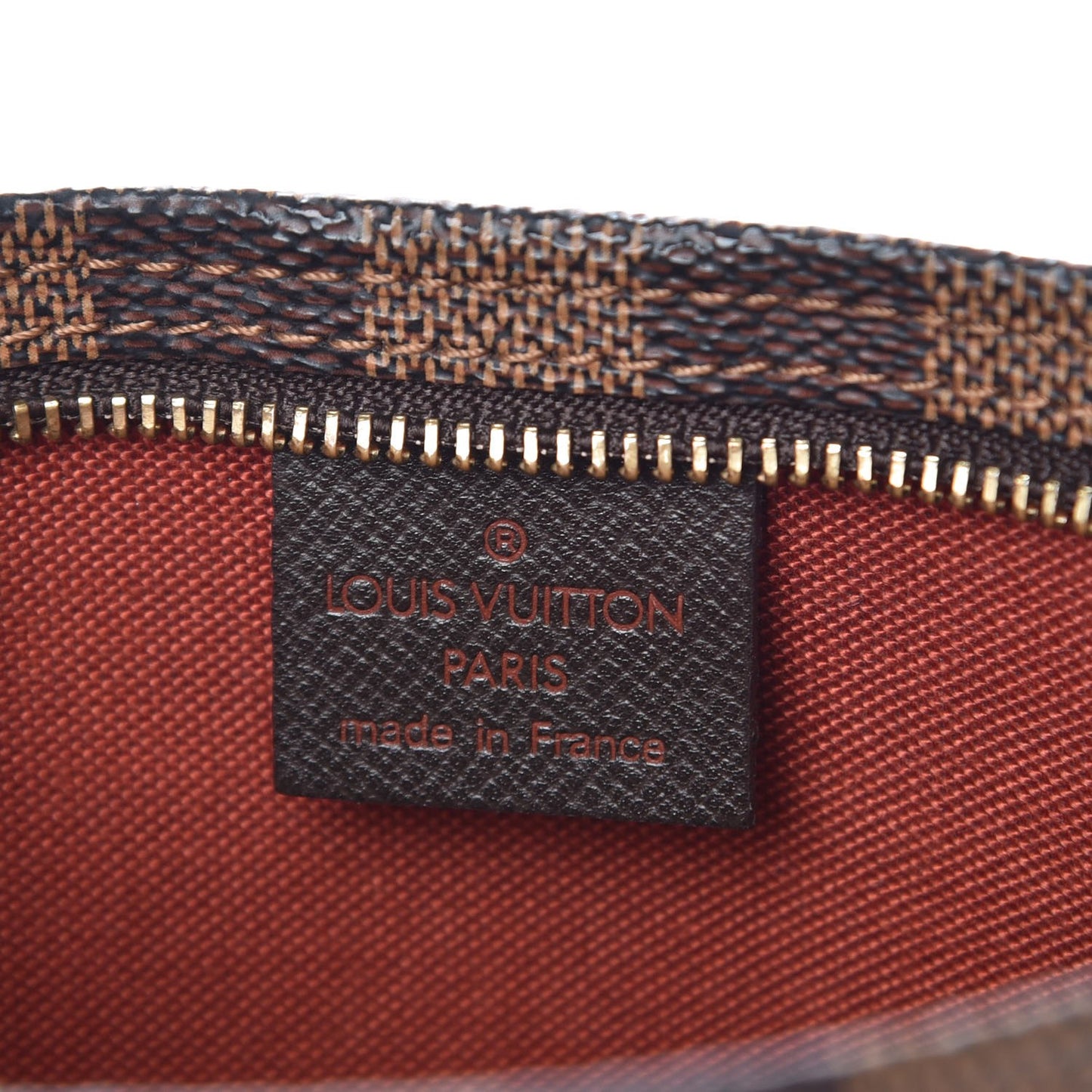 Damier Ebene Trousse Make Up Bag Pochette