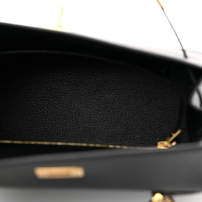 Hermes Epsom Kelly Sellier 25 Black 5 of 11