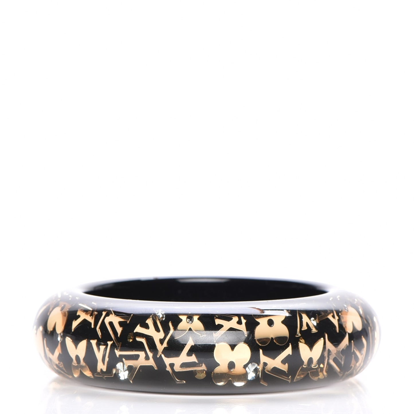 Resin Swarovski Small Inclusion Bracelet GM Black