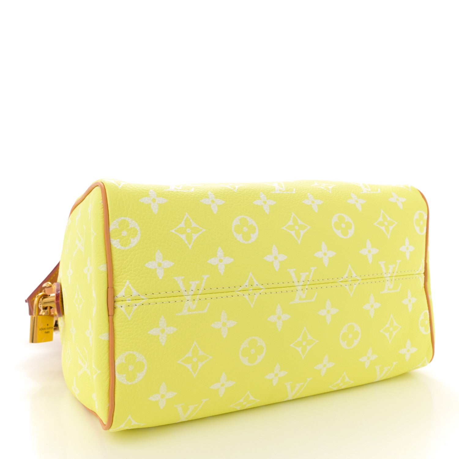 Louis Vuitton Calfskin Monogram Speedy P9 Bandouliere 25 Lemonade Yellow 5 of 11