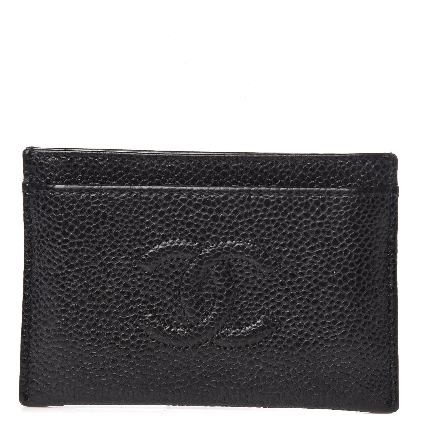 Chanel Caviar Timeless CC Card Holder Black 1 of 10