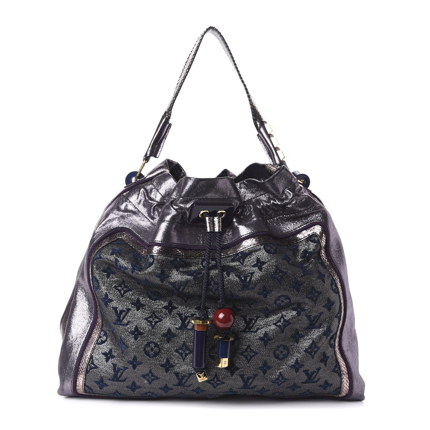 Monogram Lurex Bluebird