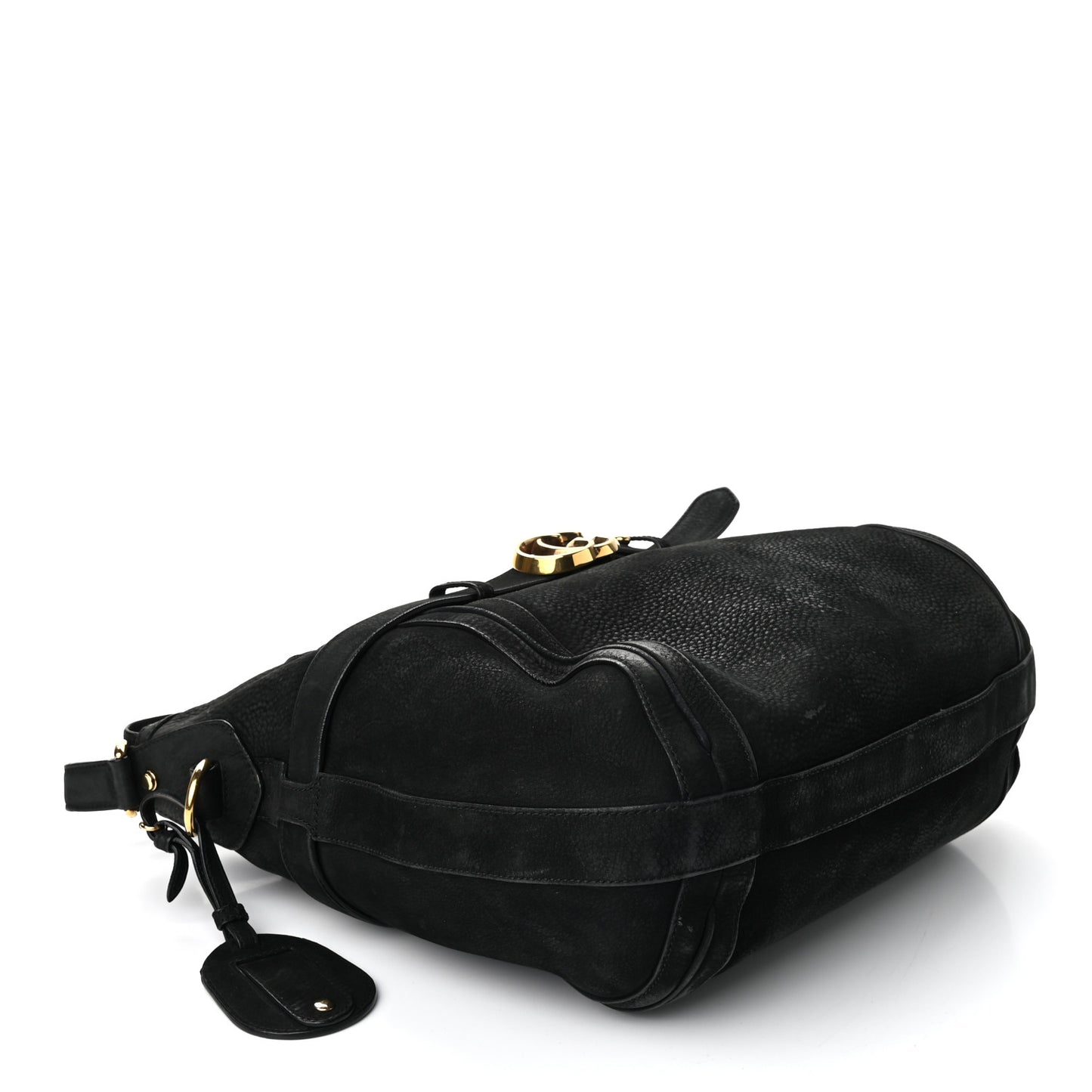 Calfskin Medium GG Running Hobo Black
