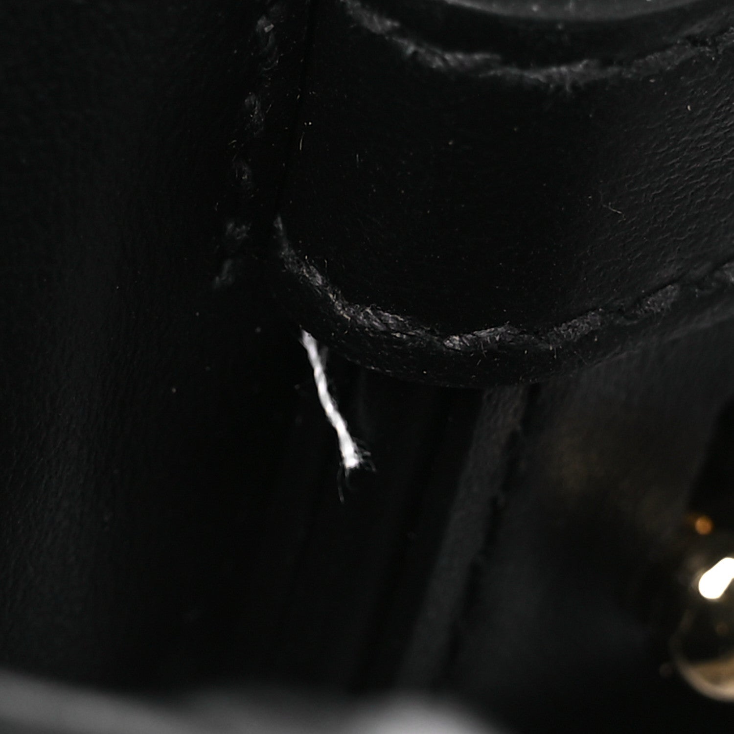 Prada Vitello Triangle Stitched Shopping Tote Black 10 of 10