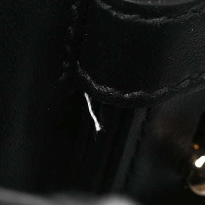 Prada Vitello Triangle Stitched Shopping Tote Black 10 of 10