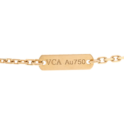 Van Cleef & Arpels 18K Yellow Gold Vintage Alhambra Pendant Necklace 4 of 6