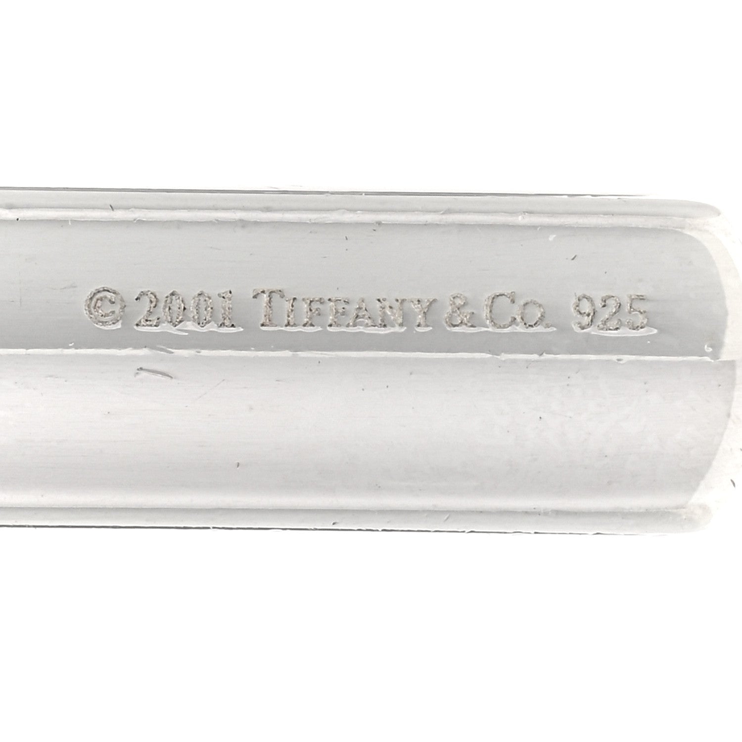 Tiffany Sterling Silver 1837 Bar Pendant Necklace 4 of 4