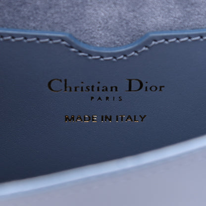 Christian Dior Box Calfskin Medium Bobby Flap Denim Blue 6 of 9