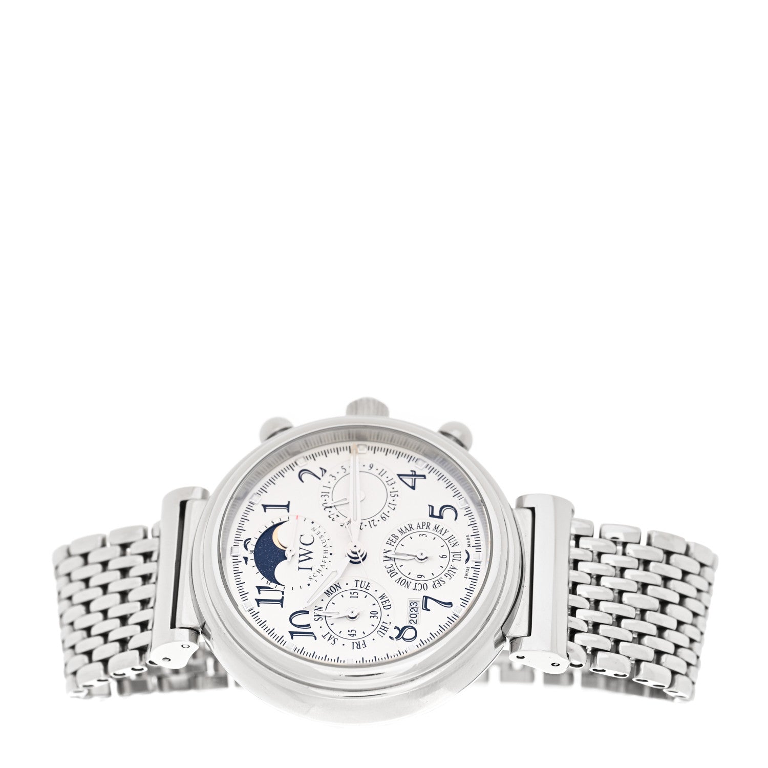 IWC Stainless Steel 41mm Da Vinci Perpetual Calendar Automatic Watch IW375803 2 of 4