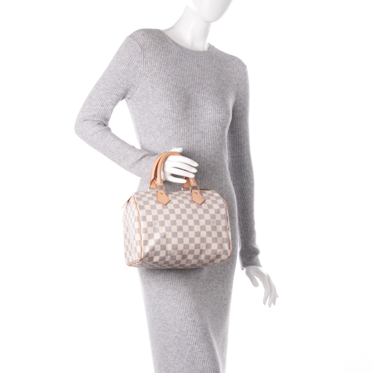 Louis Vuitton Damier Azur Speedy 25 2 of 7