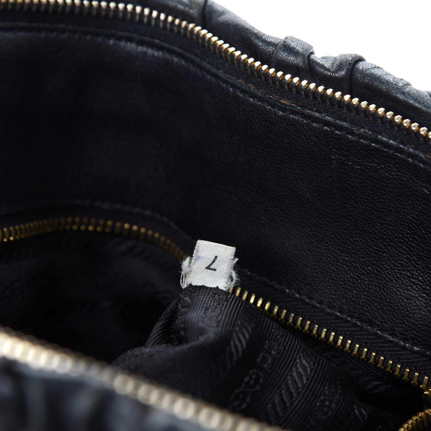 Nappa Gaufre Tote Black