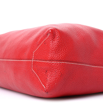 Hermes Taurillon Clemence Double Sens Reversible Tote 36 Rubis Bougainvillea 16 of 18