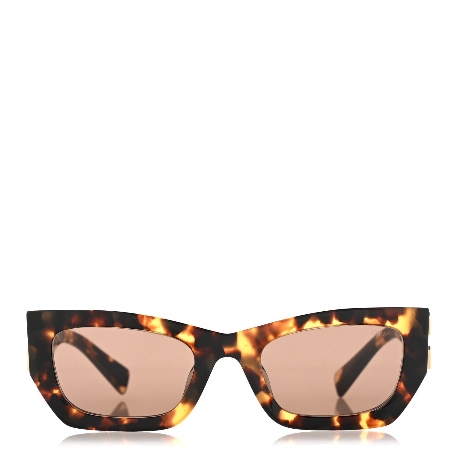 Miu Miu Acetate Glimpse Sunglasses SMU09W Honey Tortoise Coffee 2 of 8