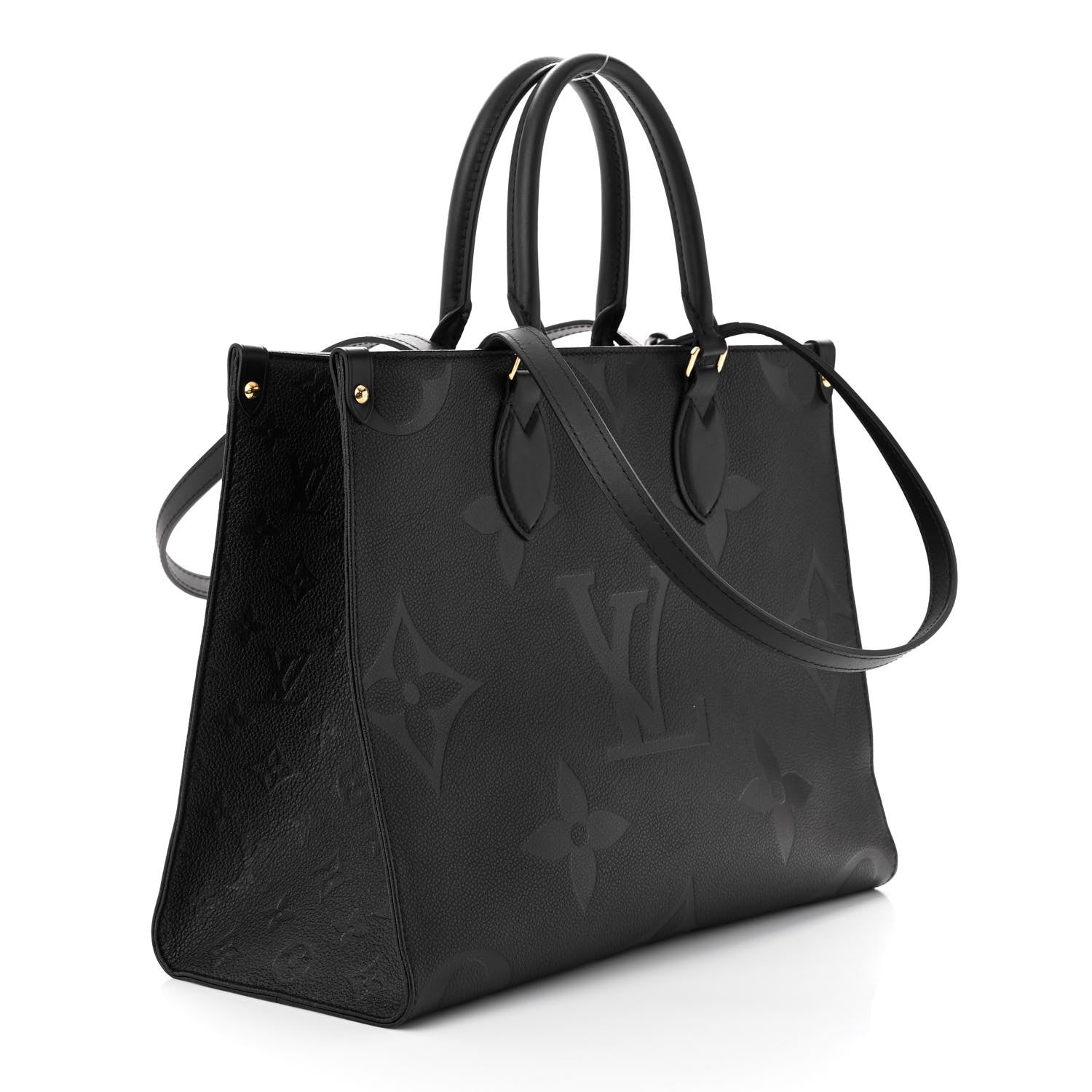 Louis Vuitton Empreinte Monogram Giant Onthego MM Black 3 of 9