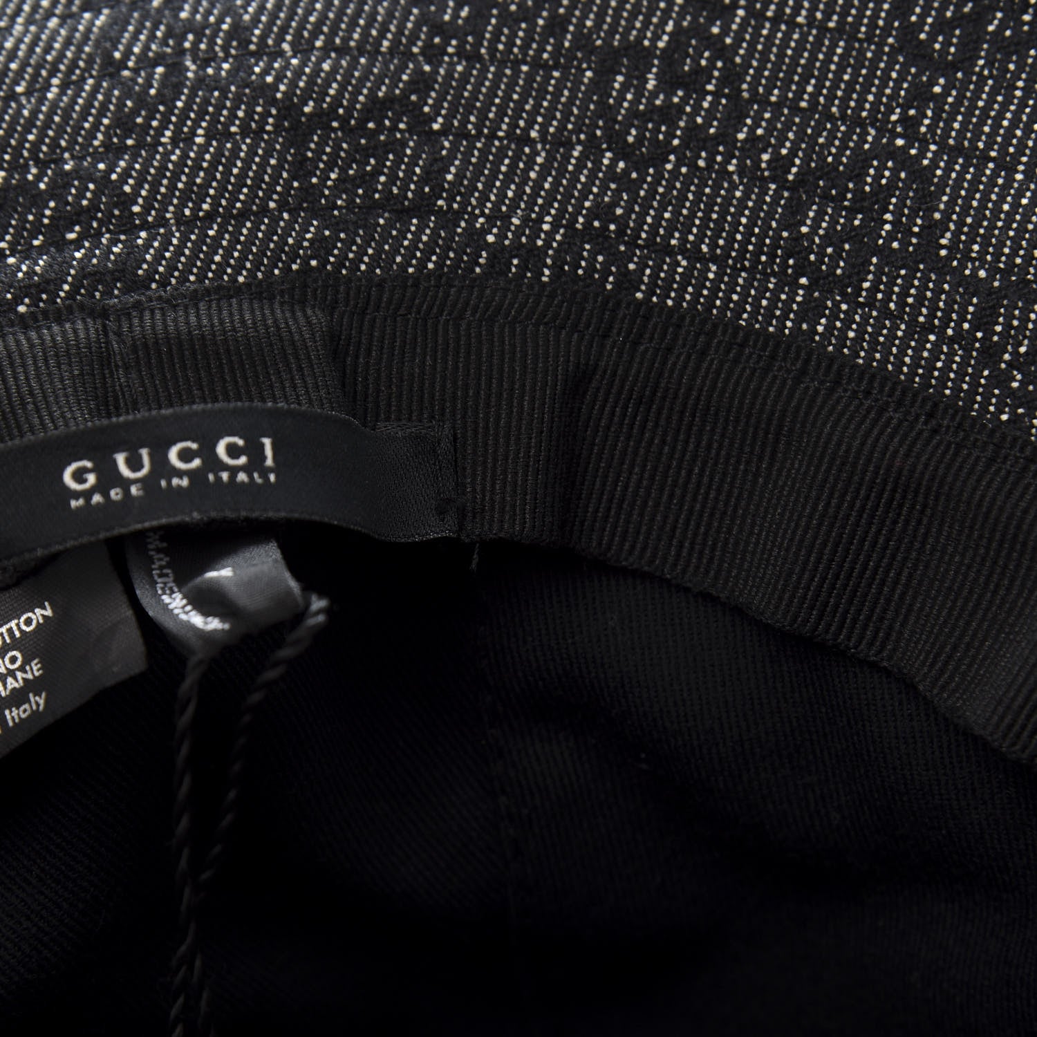 Gucci GG Monogram Bucket Hat M Black 9 of 11