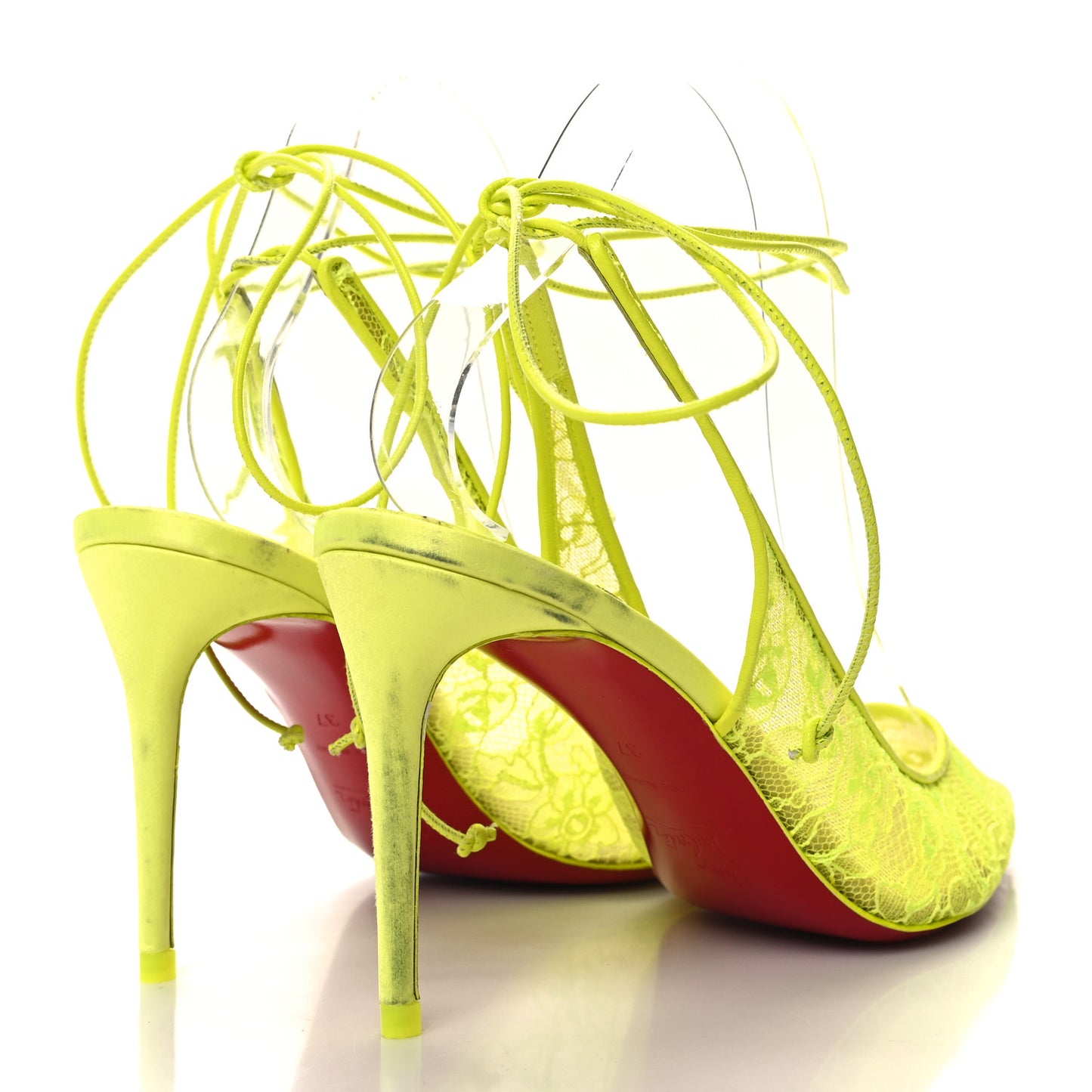 Kate Lace 85 Pumps 37 Neon Yellow