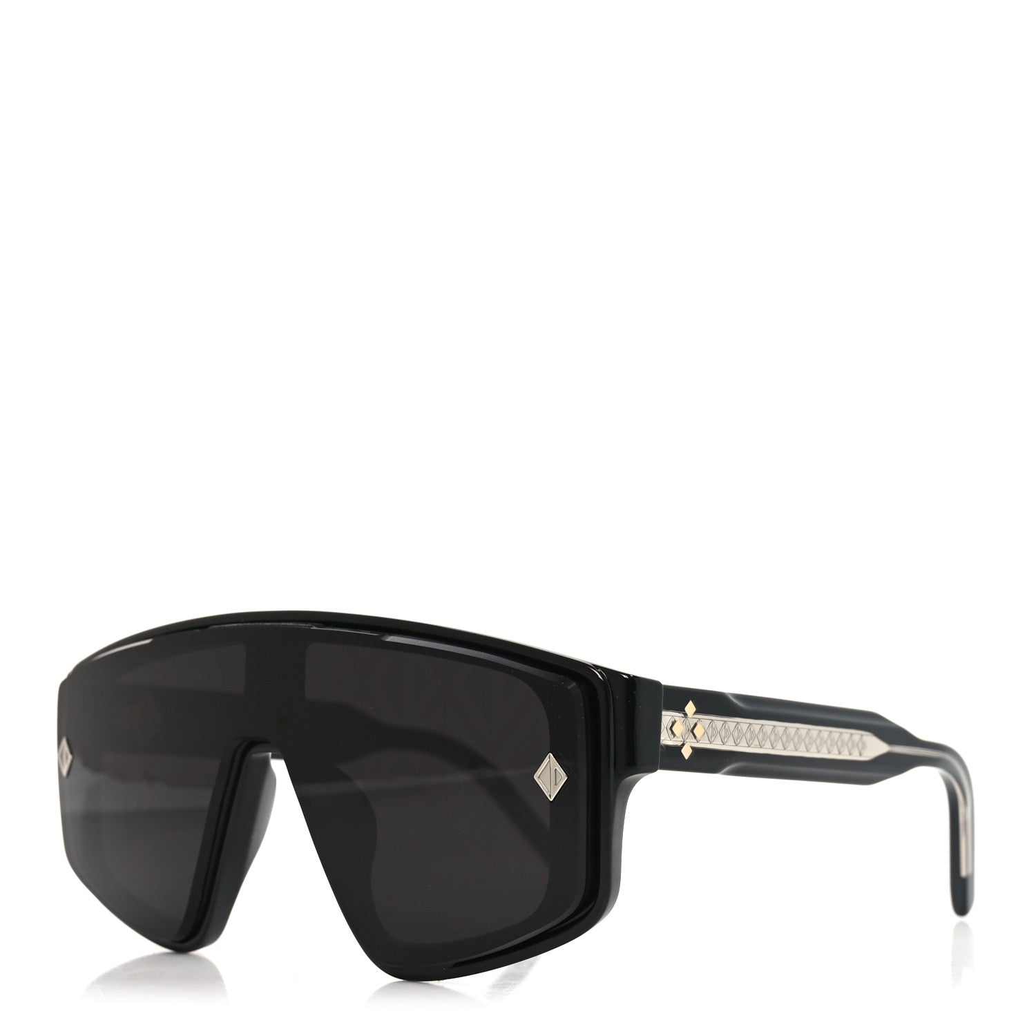Christian Dior CD Diamond M1U Shield Sunglasses Black 1 of 7