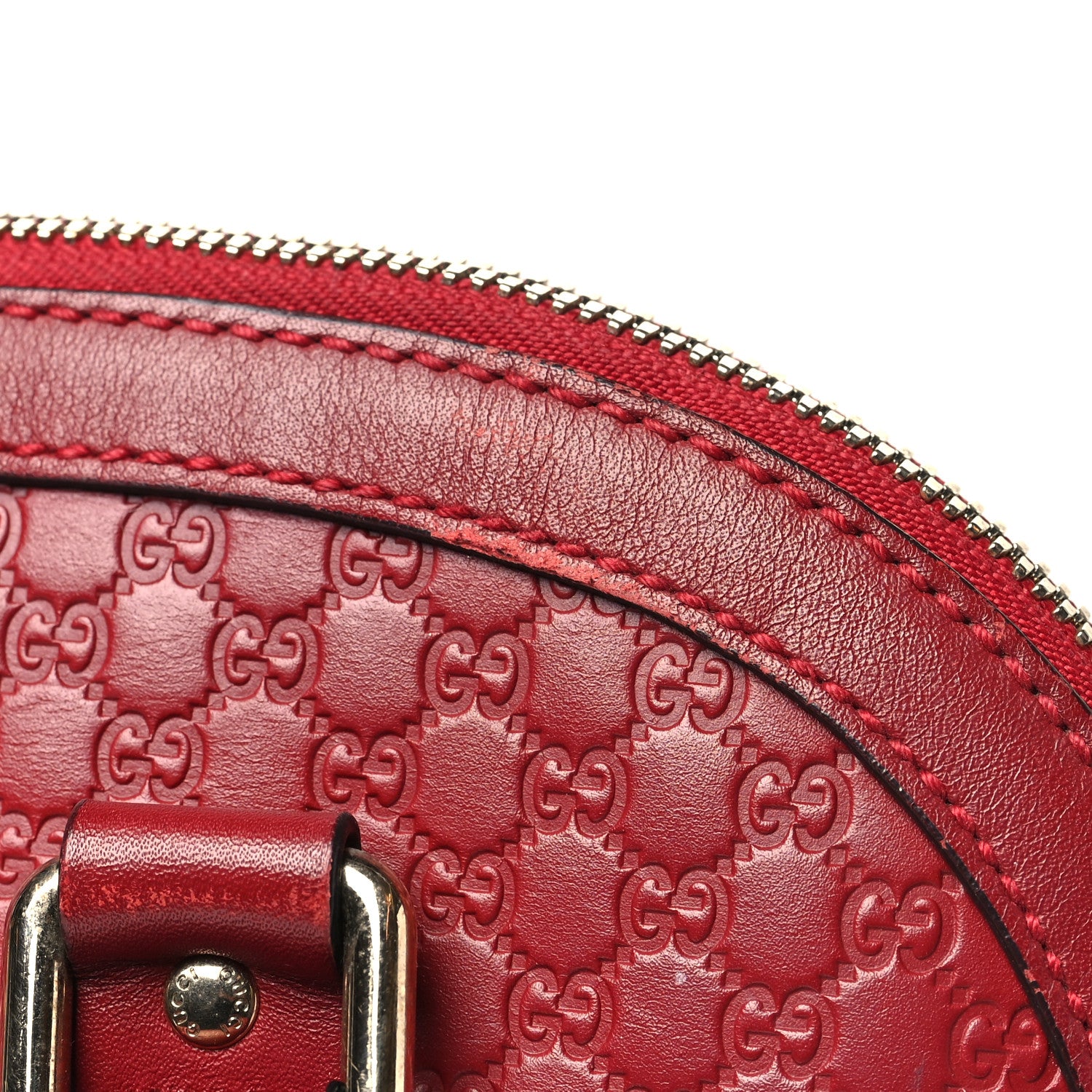 Gucci Microguccissima Medium Dome Bag Red 14 of 14