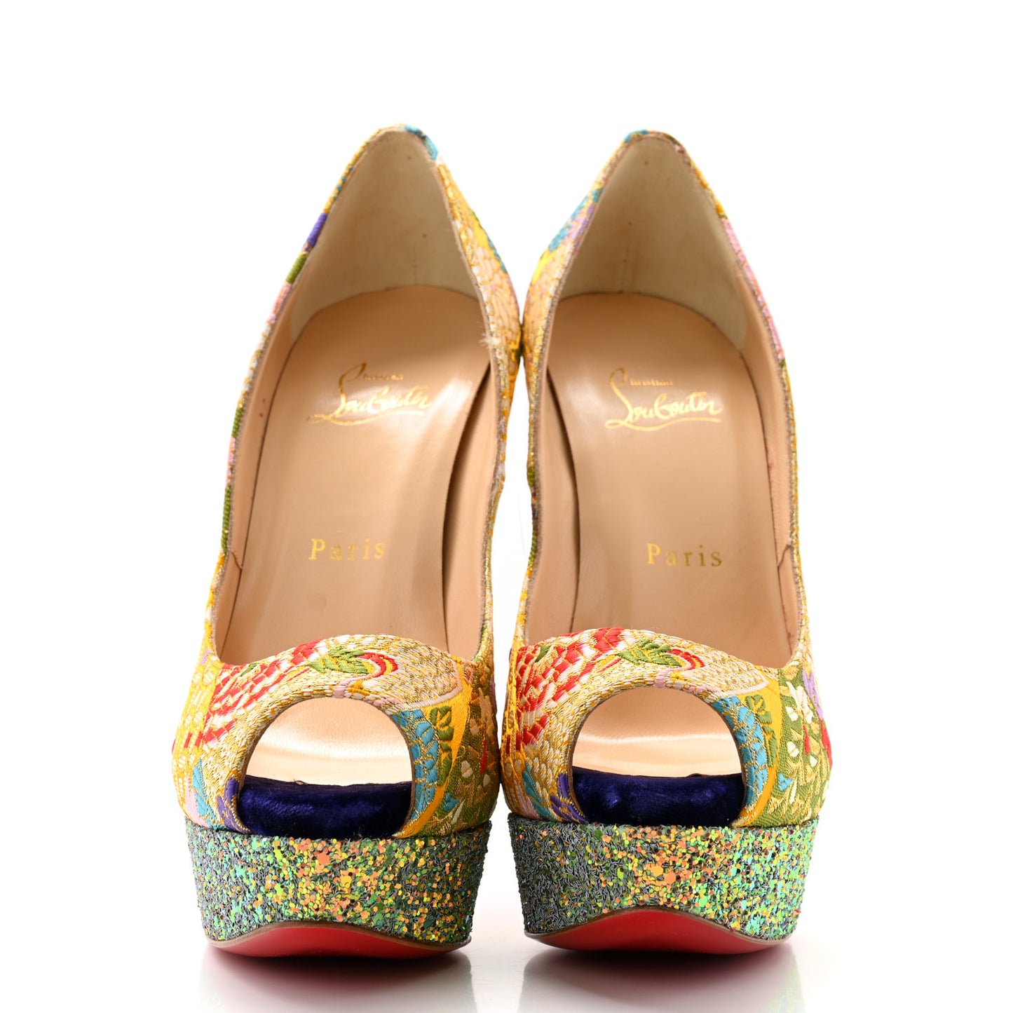 Tissu Glitter Dragon Lady Peep 150 Pumps 38 Pollen