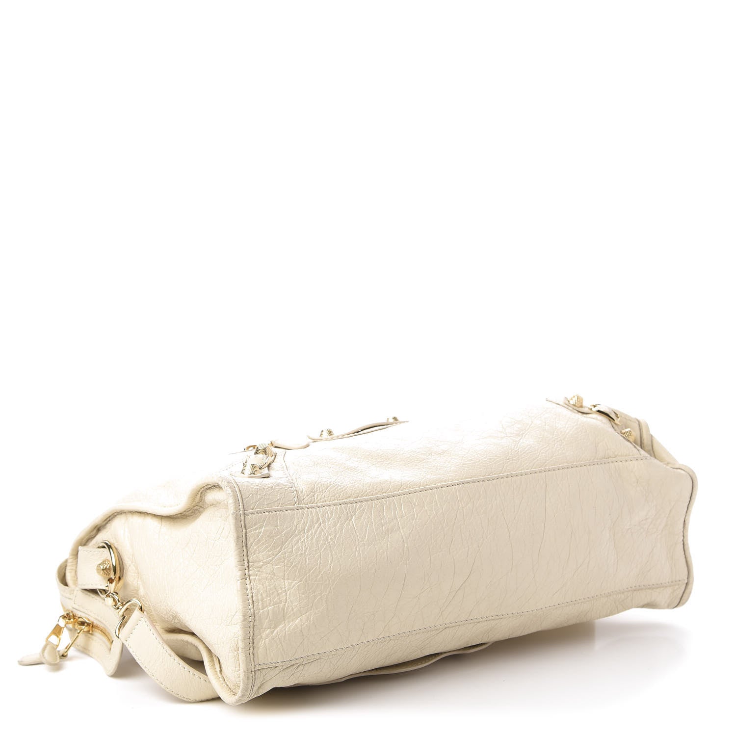 Balenciaga Agneau Giant 12 Gold Hardware City Blanc Creme Light Craie 4 of 12