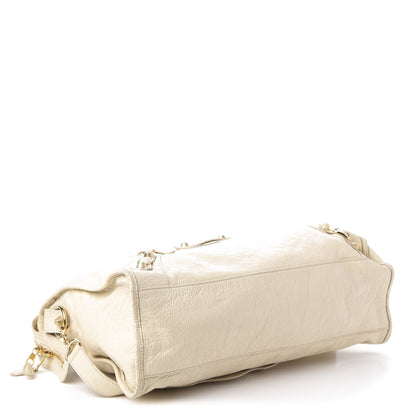 Balenciaga Agneau Giant 12 Gold Hardware City Blanc Creme Light Craie 4 of 12