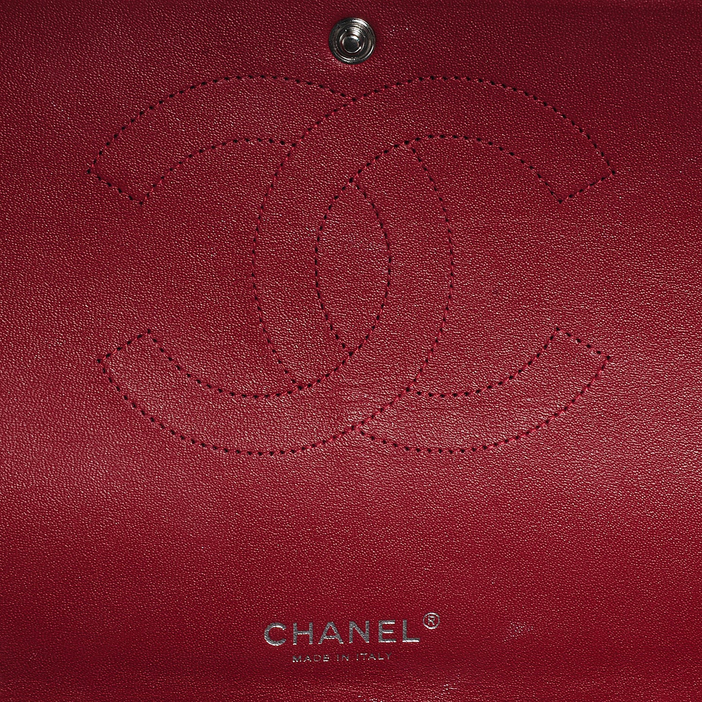 Caviar Quilted Maxi Double Flap Red